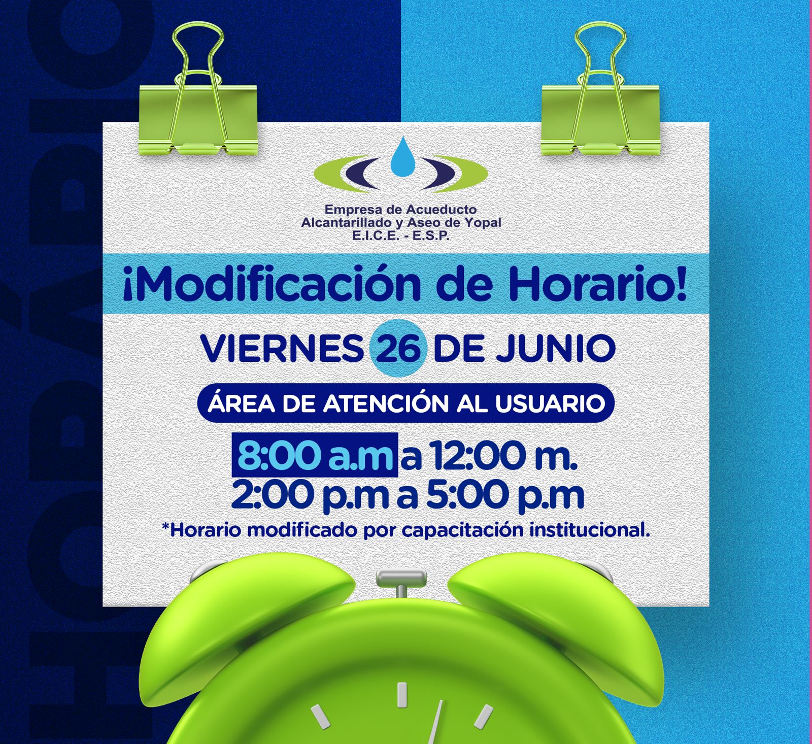 Viernes 26 de junio